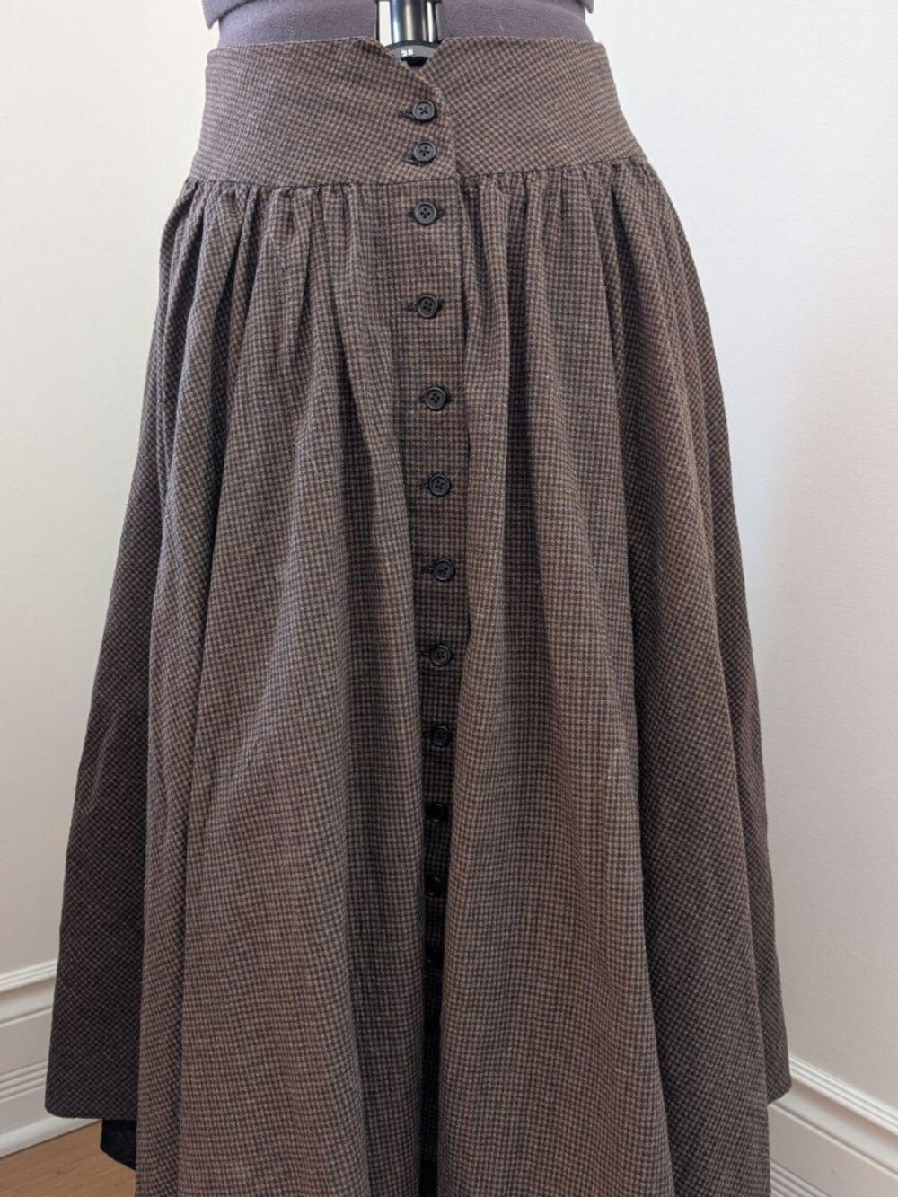 Handmade Maxi Skirt gingham